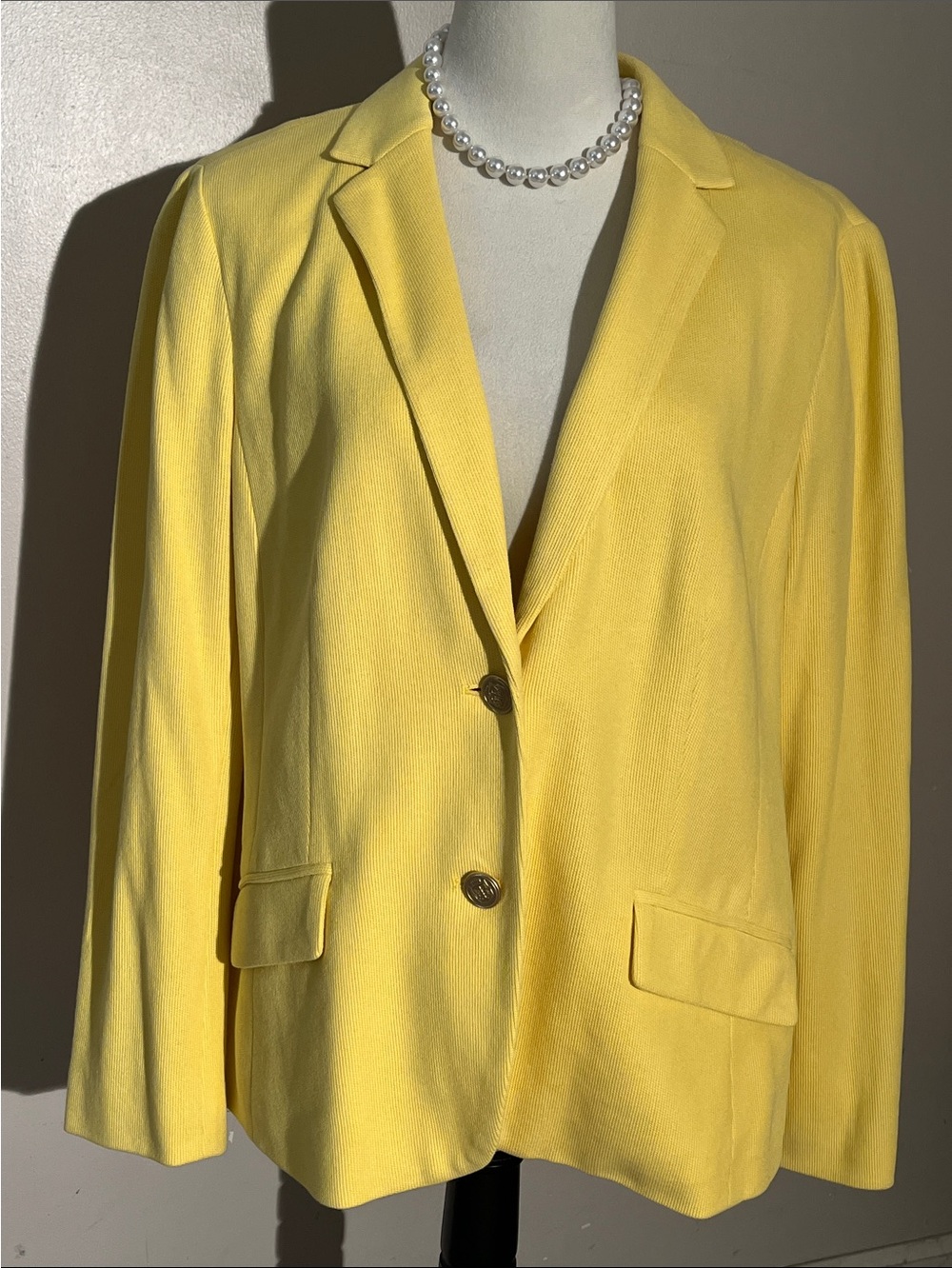 Talbots Yellow Blazer NWT